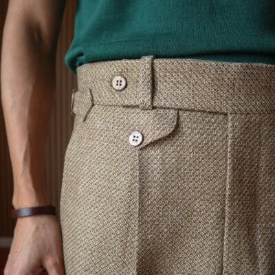 PANTALÓN MARRÓN MEDIO LANA